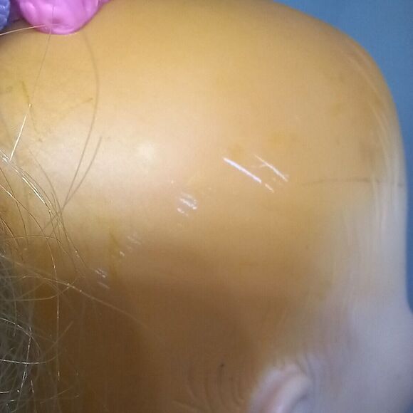 ToyBiz Baby Headstand Surprise Baby Doll-1996-Purple Parachute Material Body - Picture 7 of 11